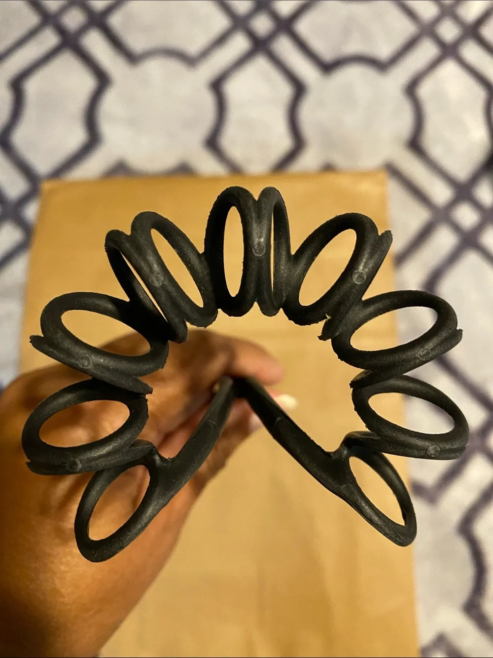 Pampered Chef Black Spiral Head Scalp Massager